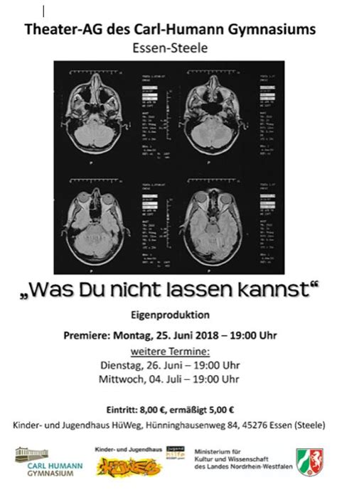 logineo carl humann|Die Theater AG startet: Komm zum Schnuppertraining! .